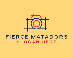 Minimal Photography Camera logo design