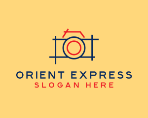 Minimal Photography Camera logo design