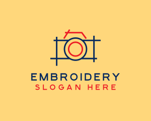 Minimal Photography Camera logo design