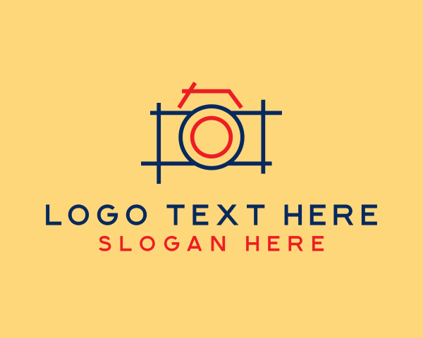 Instagram - Minimal Photography Camera logo design