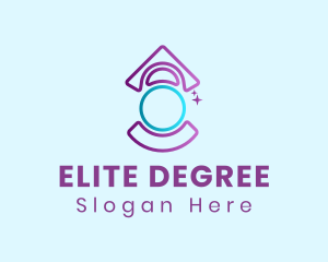 Degree - Purple Student Graduation logo design