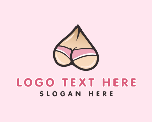 Seductive - Sexy Female Underwear logo design