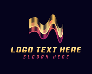Record Label - Wavelength Audio Recording logo design