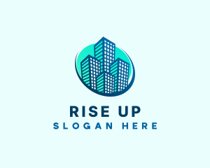 City Real Estate Building logo design