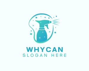 Utility - Shiny Cleaning Spray logo design