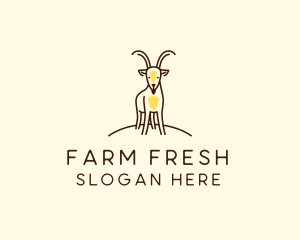 Pet Goat Farm logo design