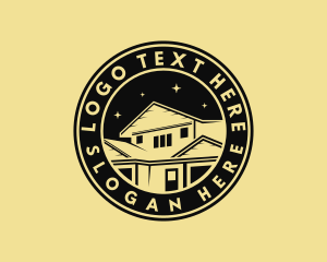 House - Roof House Renovation logo design