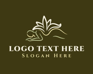Extract - Relaxing Lotus Massage logo design
