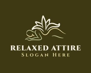 Relaxing Lotus Massage logo design