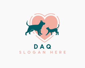 Heart Pet Veterinarian Logo