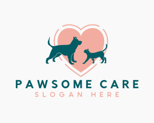 Heart Pet Veterinarian logo design