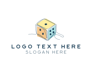 Board Game Dice logo design