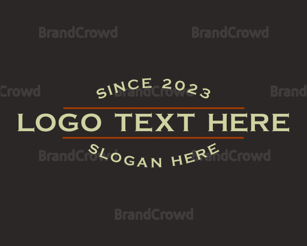 Hipster Classic Brand Business Logo