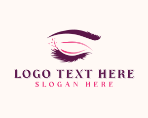 Beauty Vlogger - Eyelash Beauty Salon logo design