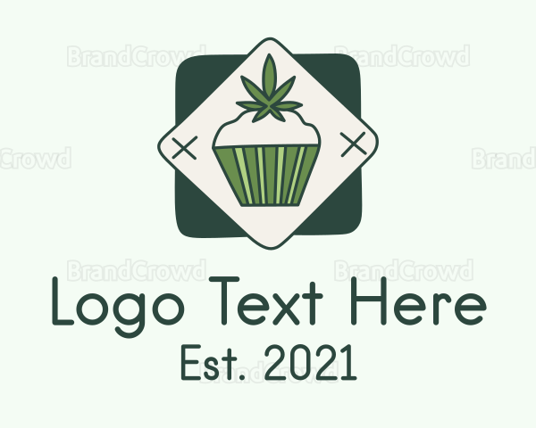 Cannabis Muffin Pastry Logo