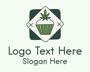 Cannabis Muffin Pastry Logo