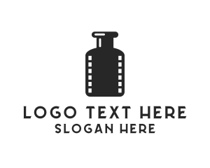 Film Producer - Film Ink Bottle logo design