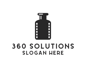 Film Ink Bottle logo design