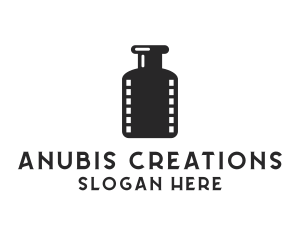 Film Ink Bottle logo design