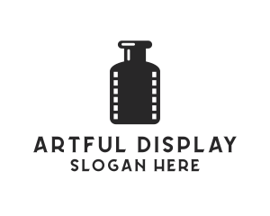 Film Ink Bottle logo design