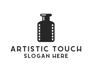 Film Ink Bottle logo design