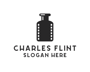 Film Ink Bottle logo design