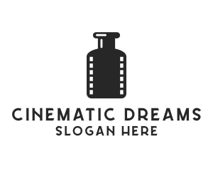 Film Ink Bottle logo design