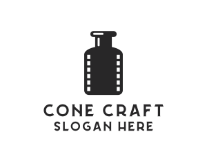 Film Ink Bottle logo design