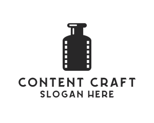 Film Ink Bottle logo design