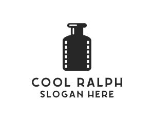 Film Ink Bottle logo design