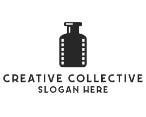 Film Ink Bottle logo design