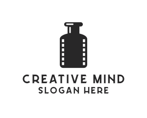 Film Ink Bottle logo design