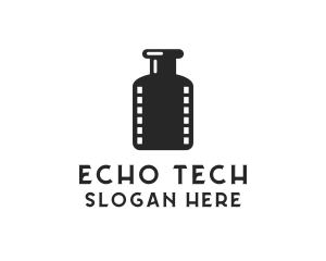 Film Ink Bottle logo design