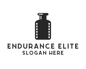 Film Ink Bottle logo design