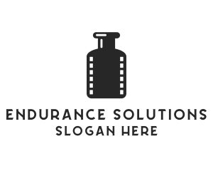 Film Ink Bottle logo design