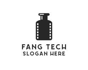 Film Ink Bottle logo design