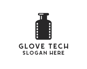 Film Ink Bottle logo design