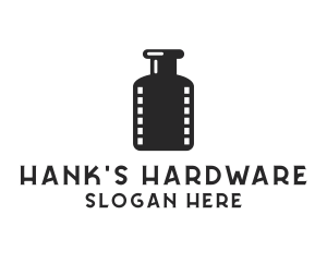 Film Ink Bottle logo design