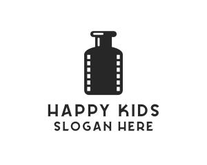 Film Ink Bottle logo design