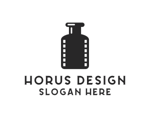 Film Ink Bottle logo design