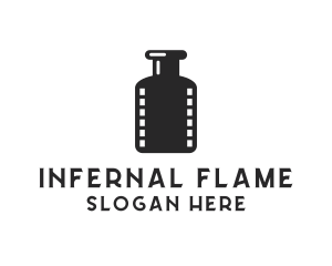 Film Ink Bottle logo design