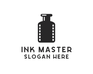 Film Ink Bottle logo design