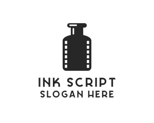 Film Ink Bottle logo design