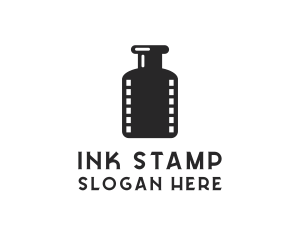 Film Ink Bottle logo design