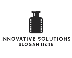 Film Ink Bottle logo design