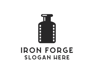 Film Ink Bottle logo design