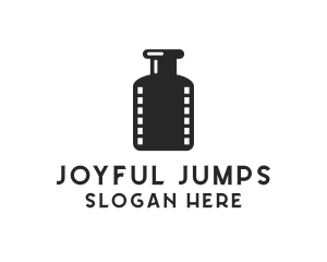 Film Ink Bottle logo design