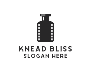 Film Ink Bottle logo design