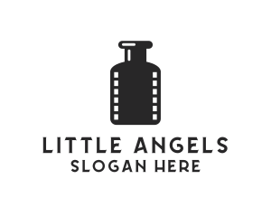 Film Ink Bottle logo design