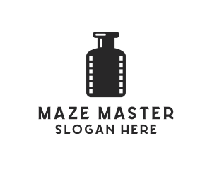 Film Ink Bottle logo design